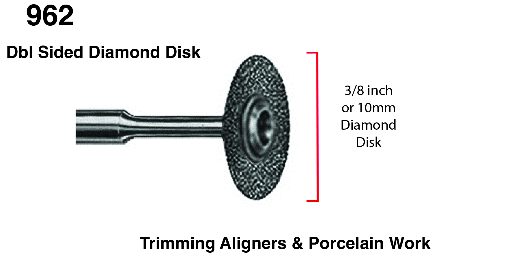 10mm Double Sided Diamond Disk