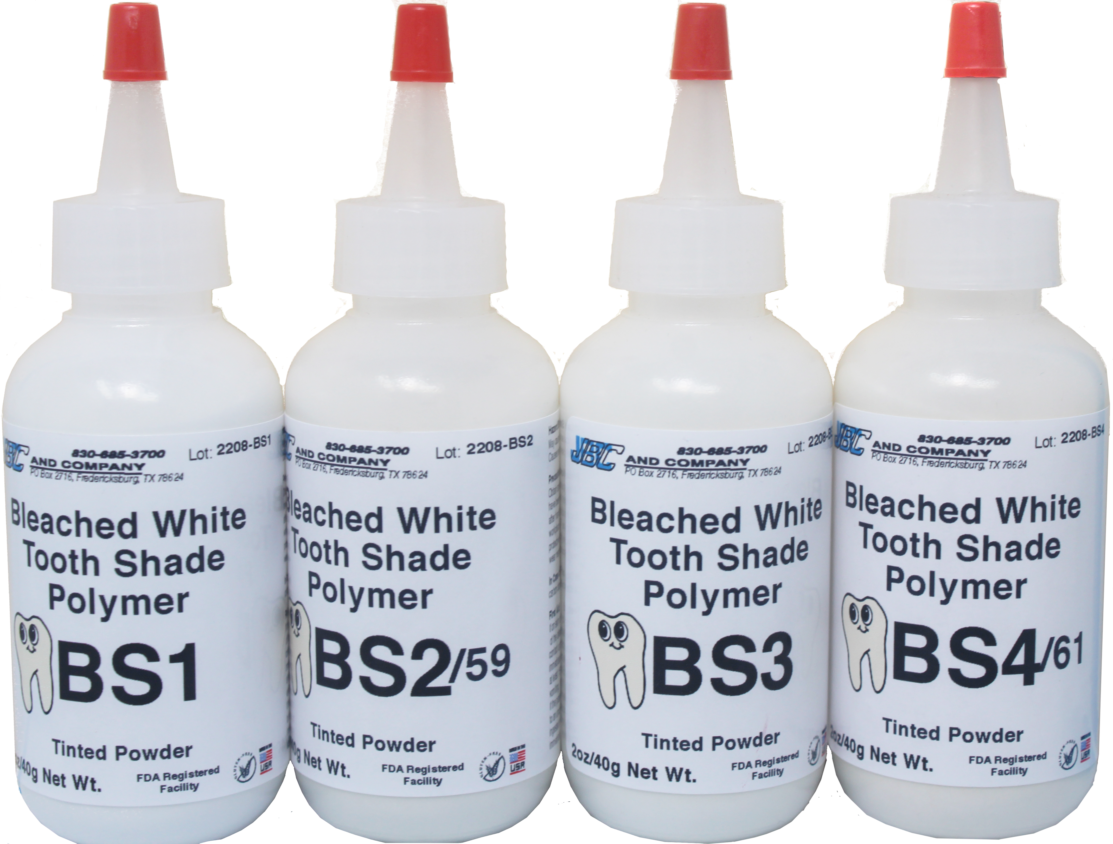 BS: 'BLEACHED' SHADES COLD CURE POWDER
