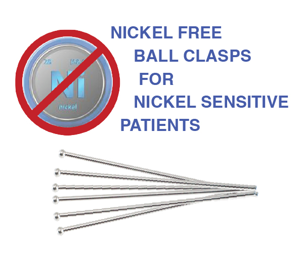 Nickel Free Ball Clasps