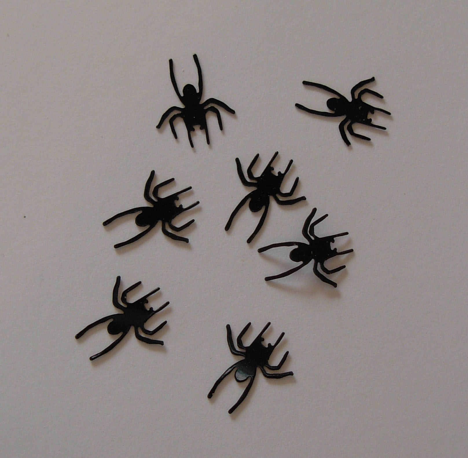 1116: Black Spiders Micro Confetti