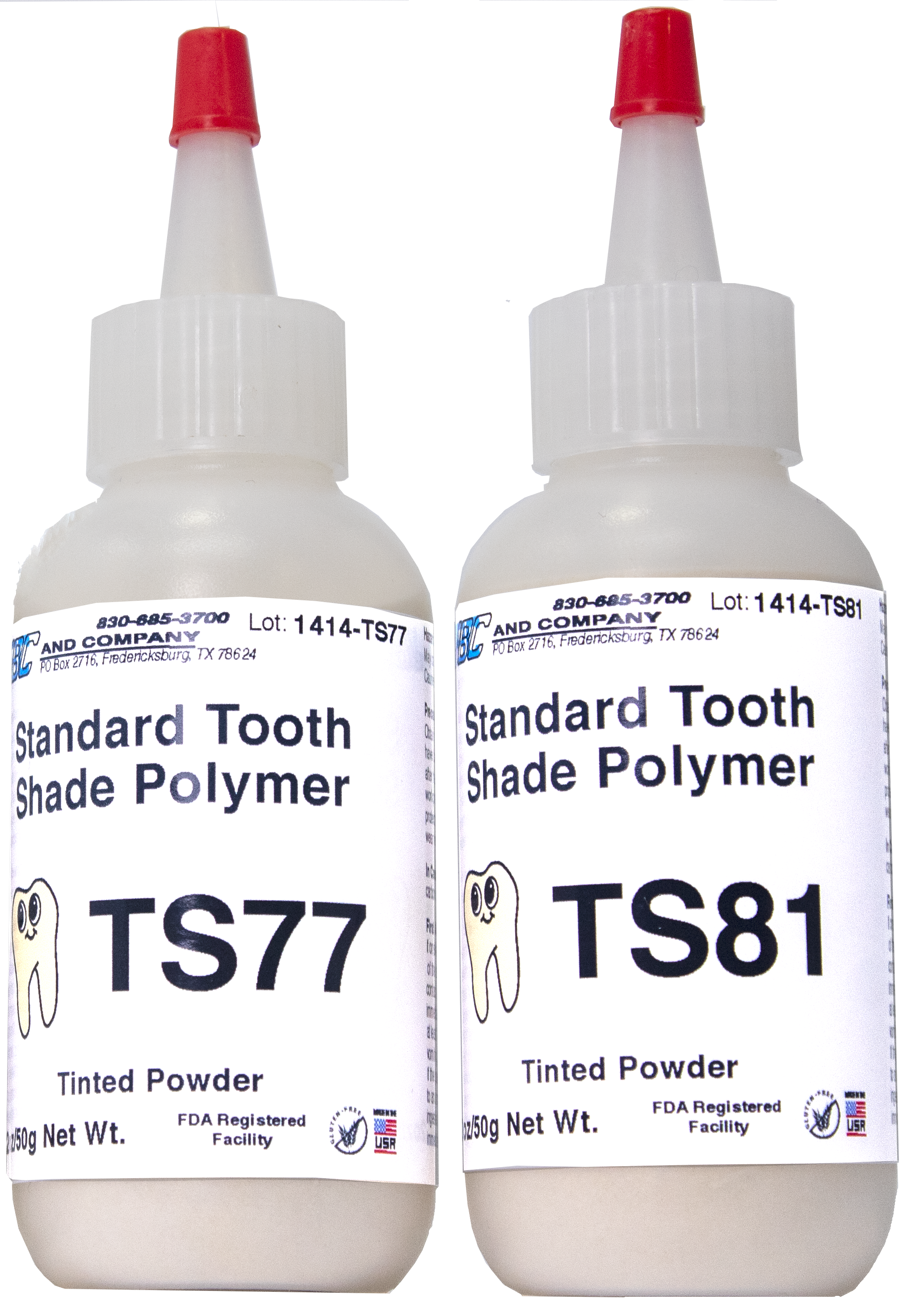 TS77 & TS81 TOOTH COLORED POLYMER