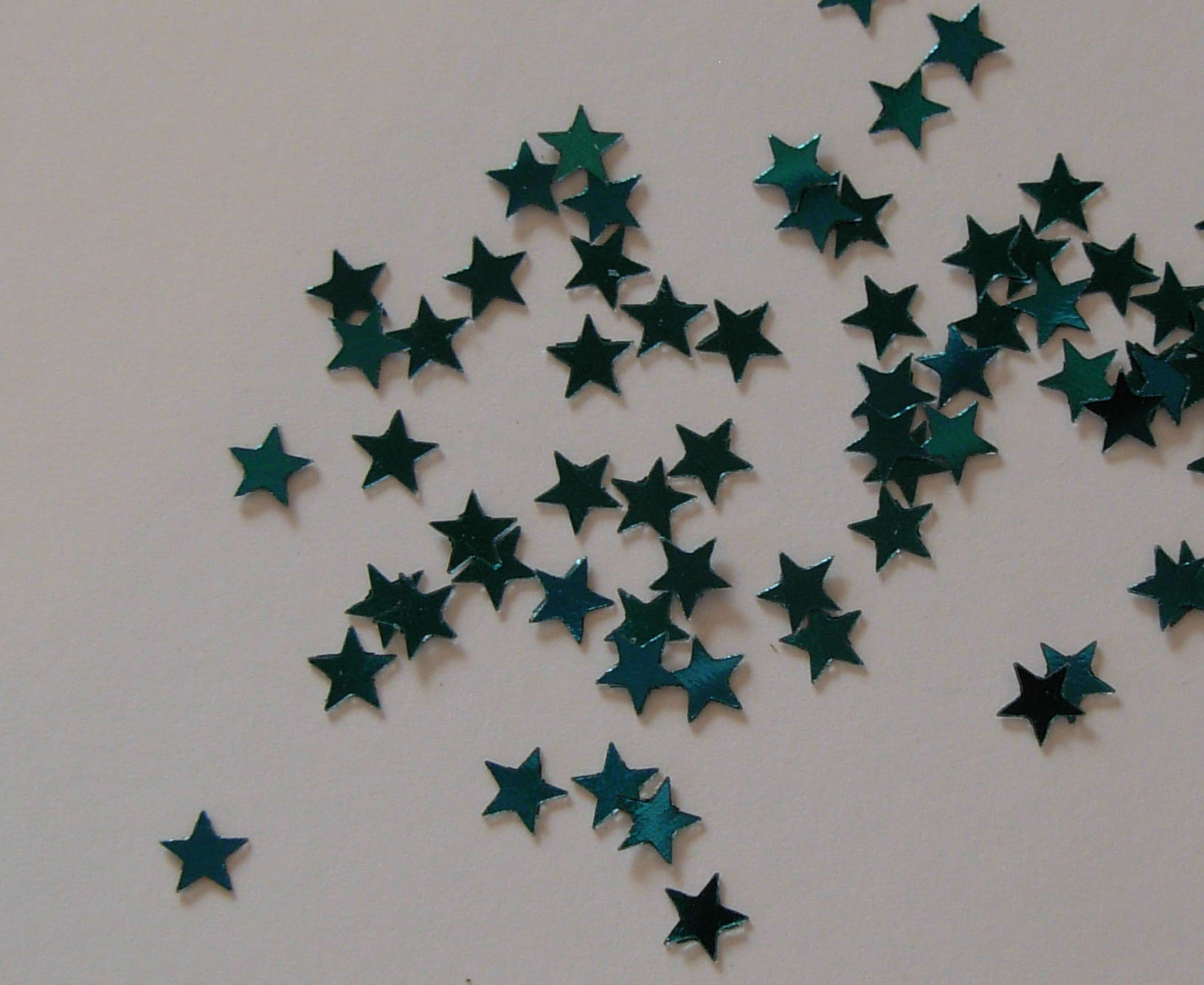 1114: Teal Star Micro Confetti